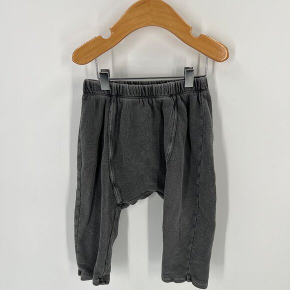 The Great. Little Toddler 2T Drop Crotch Harem Sweatpants Faded Gray Made in USA - Picture 1 of 9